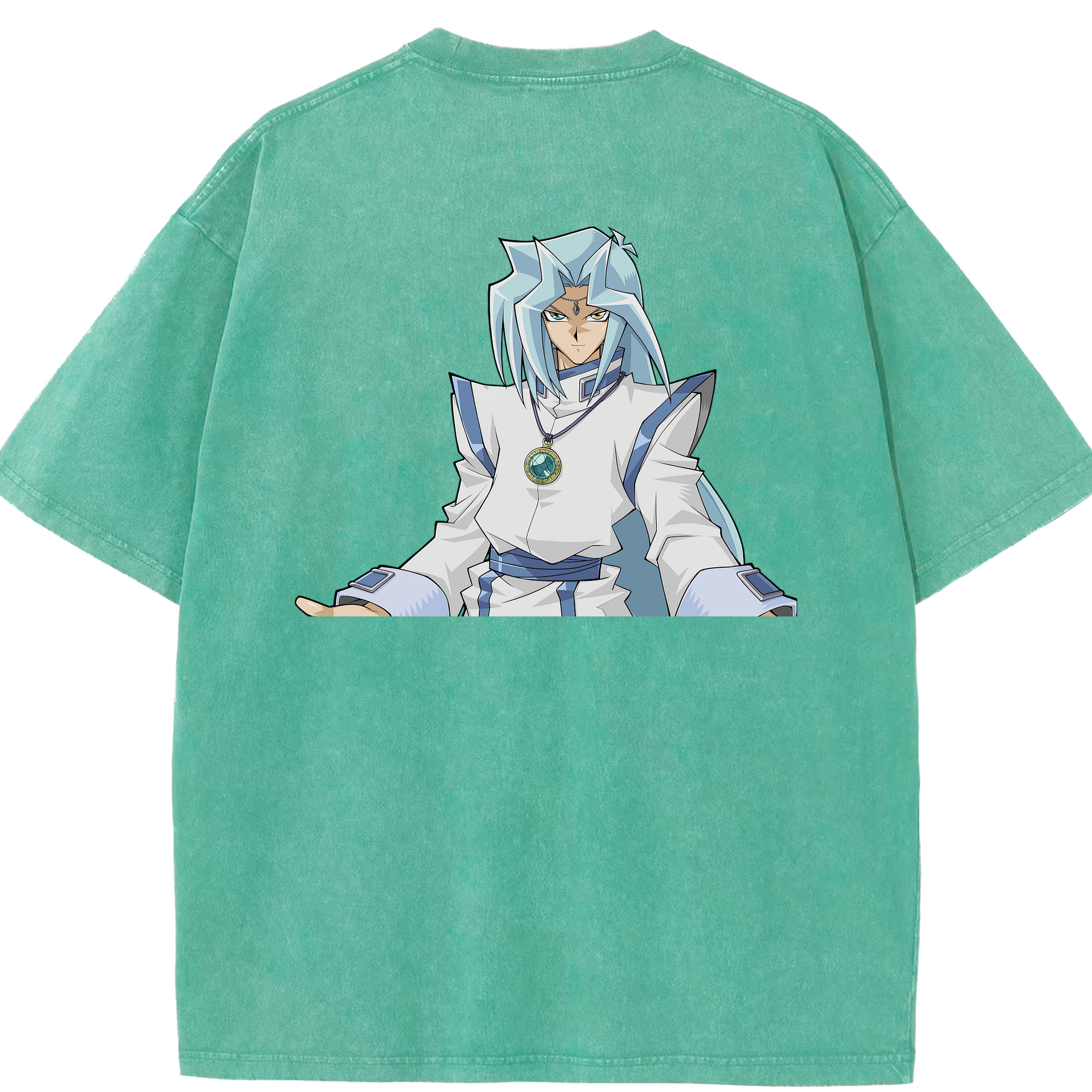 （画像用） 遊☆戯☆王 Yu-Gi-Oh! 綿100% ヴィンテージ風 半袖Tシャツ（背面プリント）